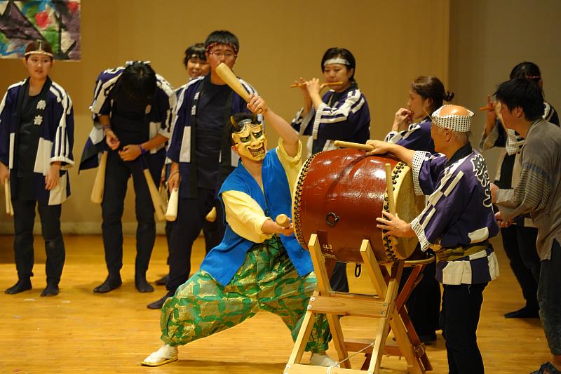 東海大學日前與台中市台日交流協會合作，舉辦「和太鼓祭音」台灣公演  圖／東海大學提供